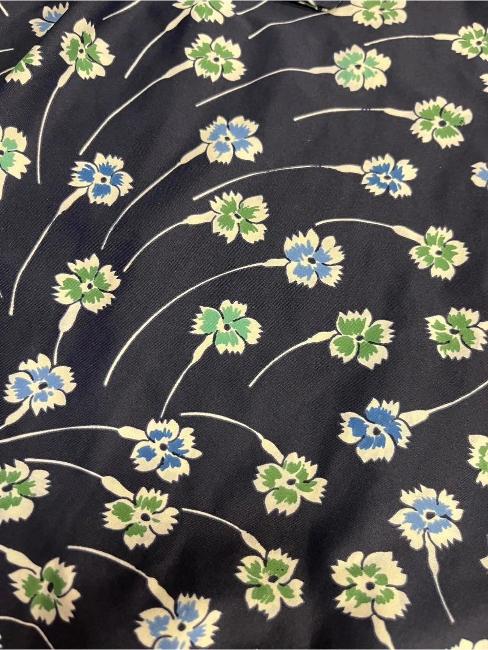 J.Crew Halter Bow One-Piece Swimsuit in Navy Daisy Print Size 12